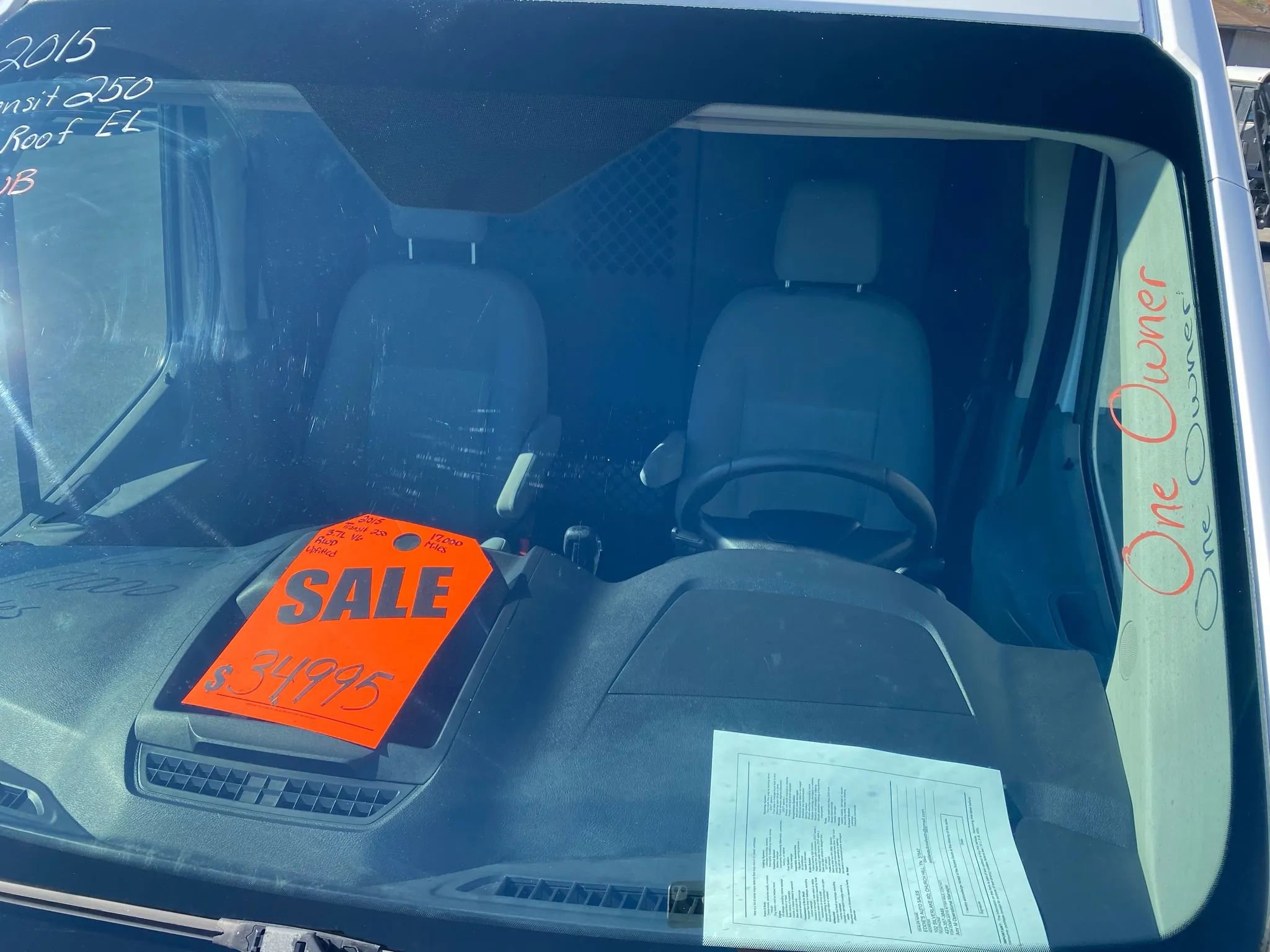 Used 2015 Ford Transit 250 148 High Roof Extended RWD image 4