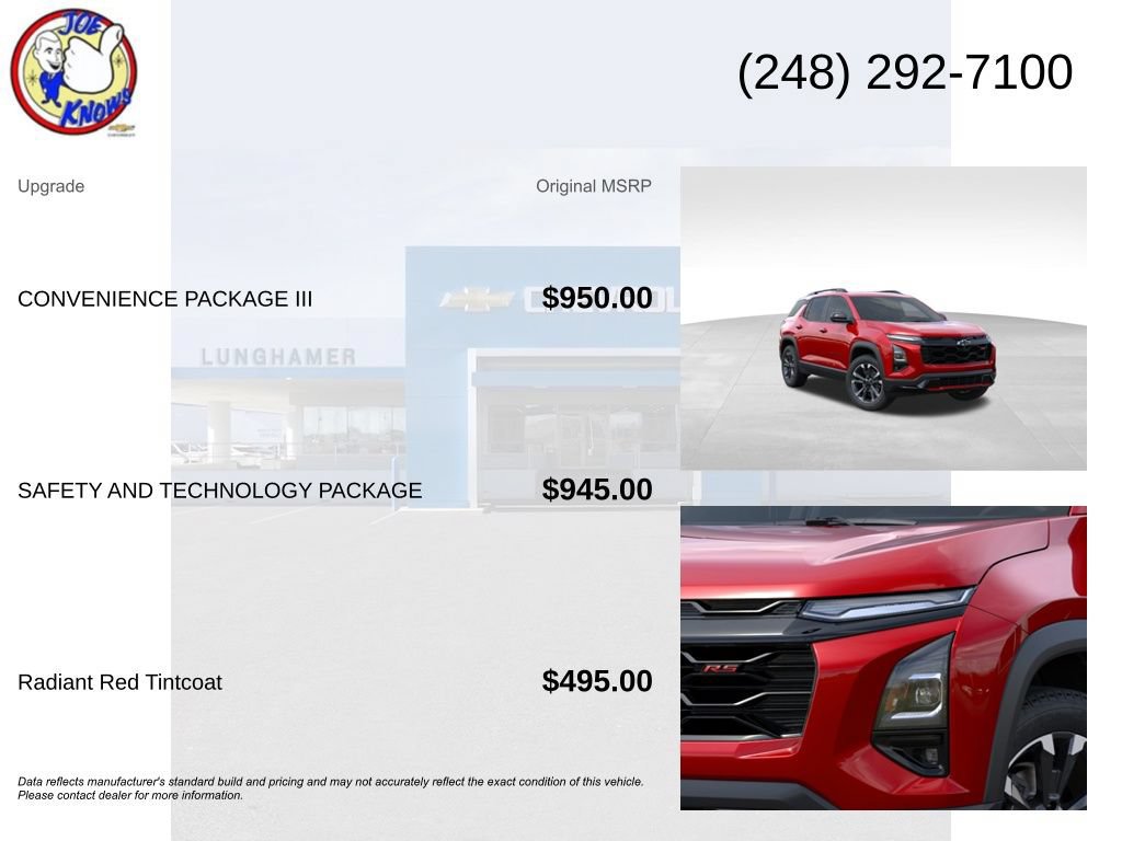 New 2026 Chevrolet Equinox RS w/ Convenience Package III AWD/4WD image 5
