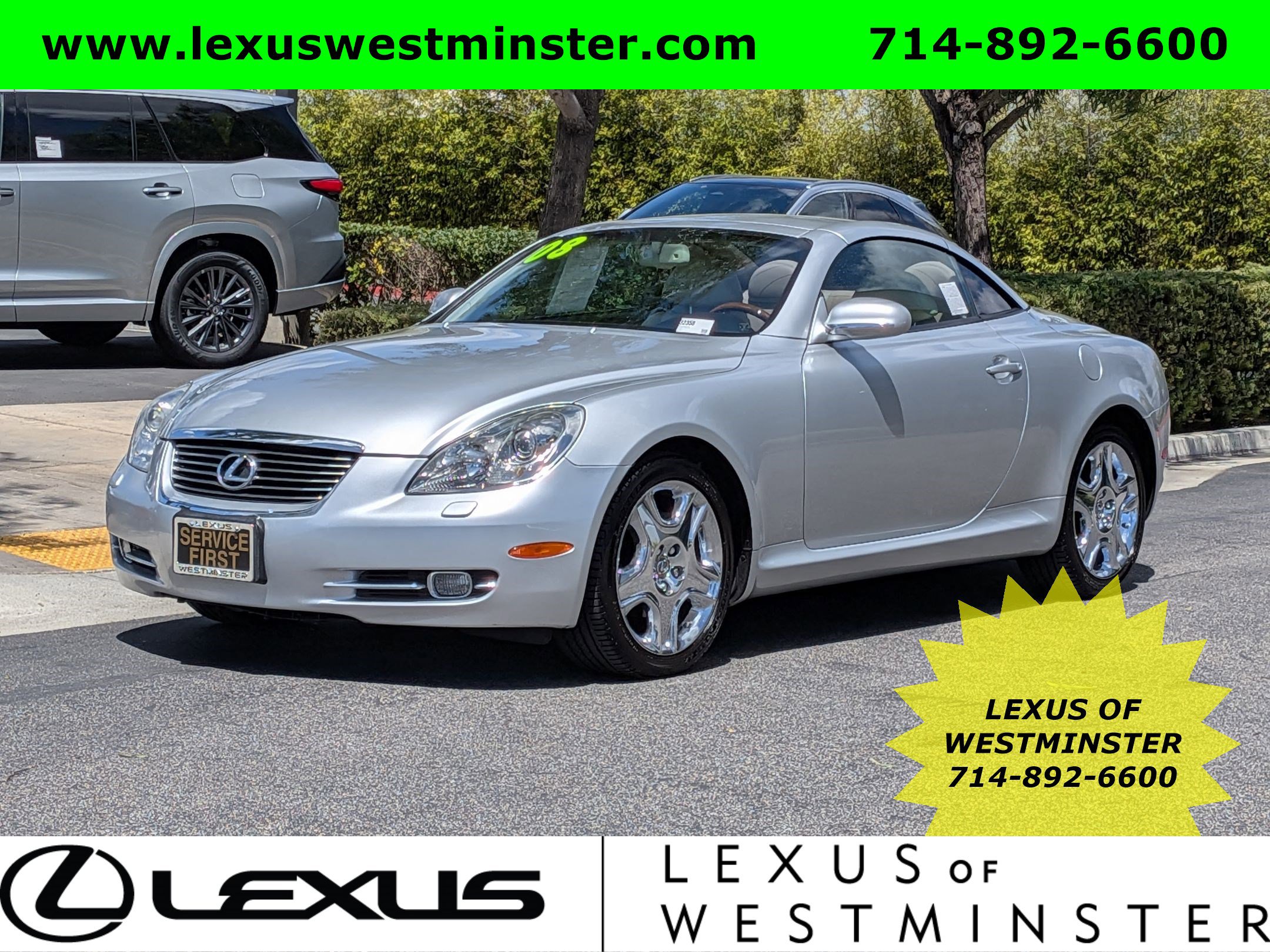 Used 2008 Lexus SC 430 Convertible