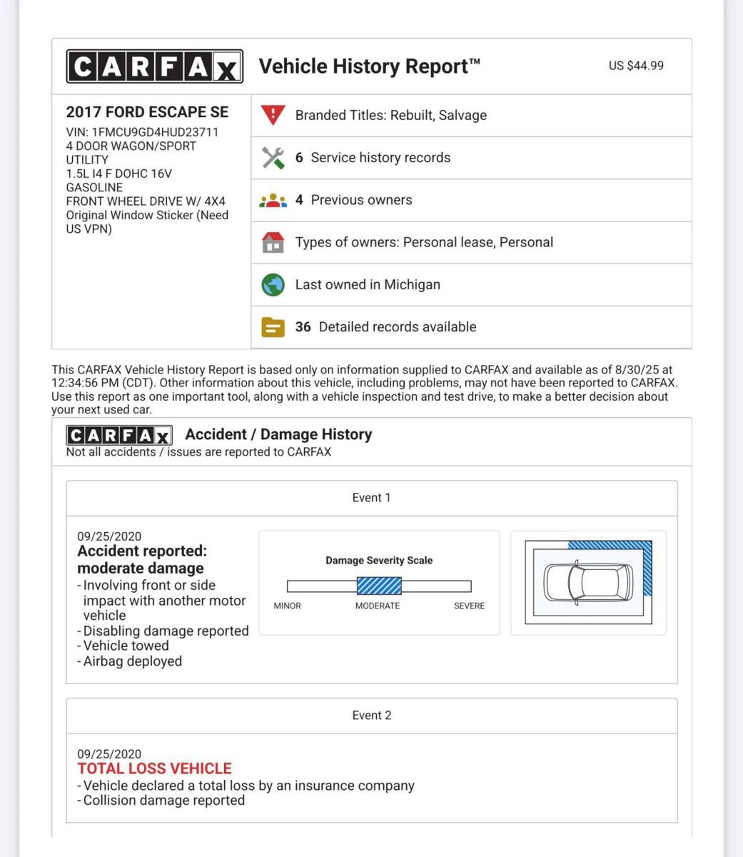 Used 2017 Ford Escape SE w/ SE Leather Comfort Package image 45