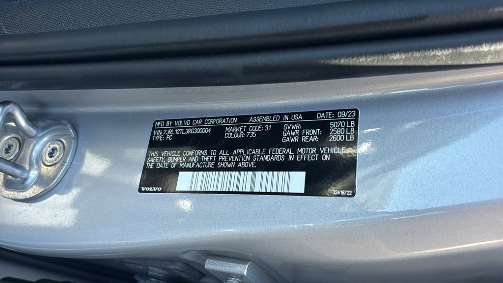 Certified 2024 Volvo S60 B5 Plus w/ Climate Package AWD/4WD image 33