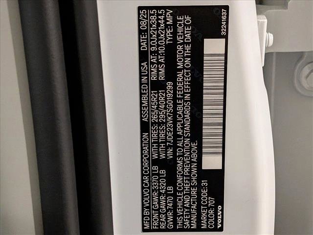 New 2025 Volvo EX90 Plus w/ Protection Package Premier image 20