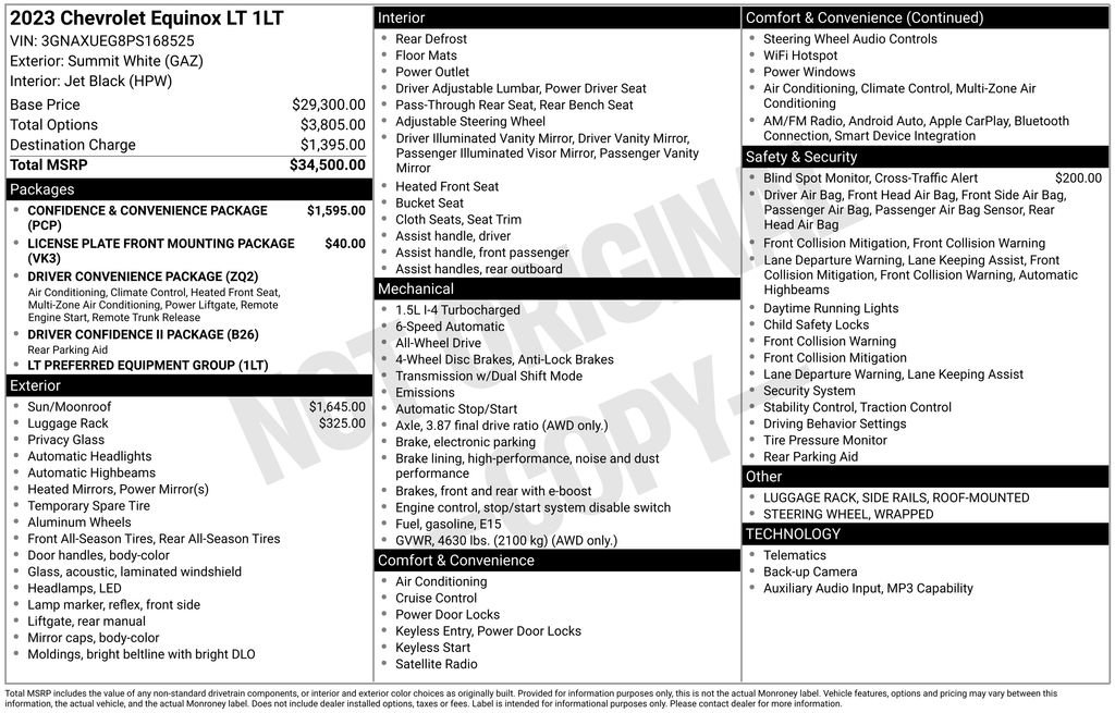 Used 2023 Chevrolet Equinox LT image 7