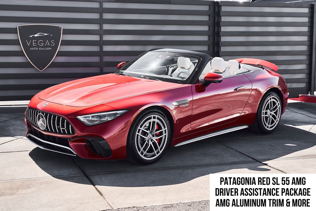 Used 2022 Mercedes-Benz SL 55 AMG 4MATIC image 1