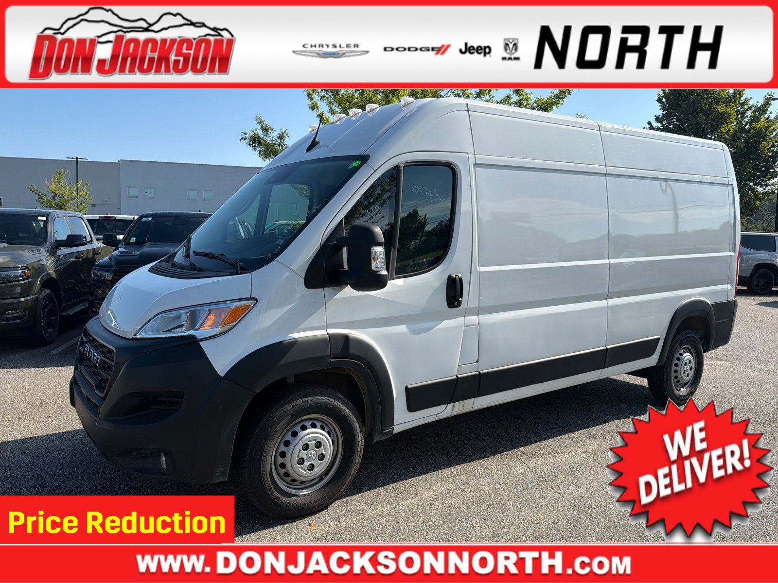 Used 2024 RAM ProMaster 2500 w/ Convenience Group