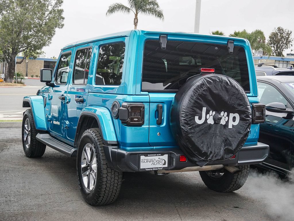 Used 2020 Jeep Wrangler Unlimited Sahara w/ Uconnect 4C Nav & Sound Group AWD/4WD image 5