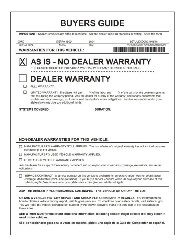 Used 2024 GMC Sierra 1500 SLT w/ SLT Premium Plus Package image 31