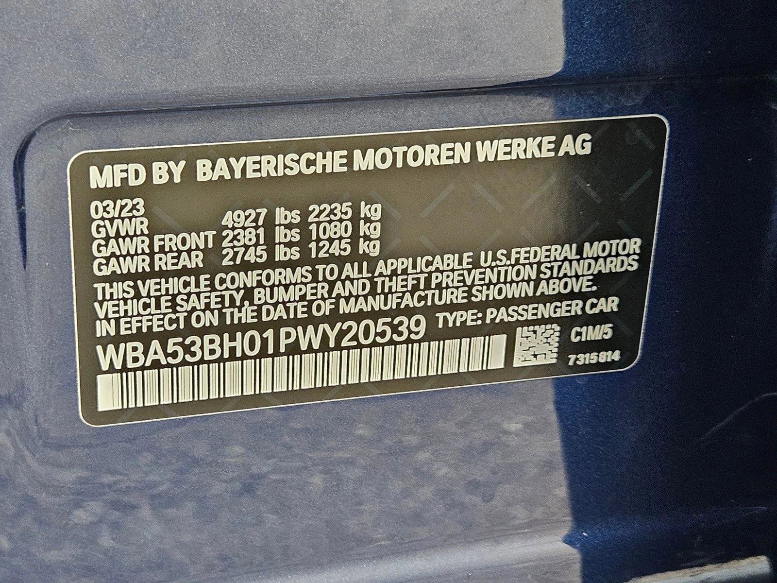Used 2023 BMW 530i w/ Premium Package RWD image 25