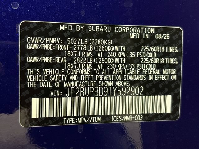 New 2026 Subaru Outback Premium AWD/4WD image 33