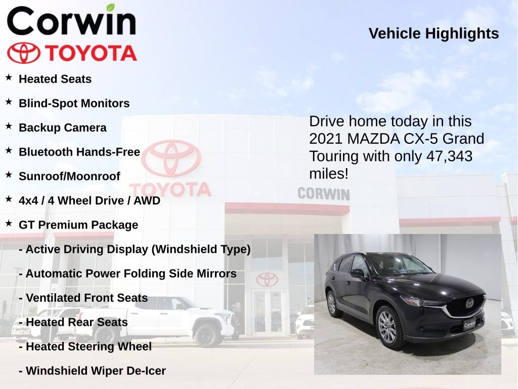 Used 2021 MAZDA CX-5 Grand Touring w/ GT Premium Package AWD/4WD image 6