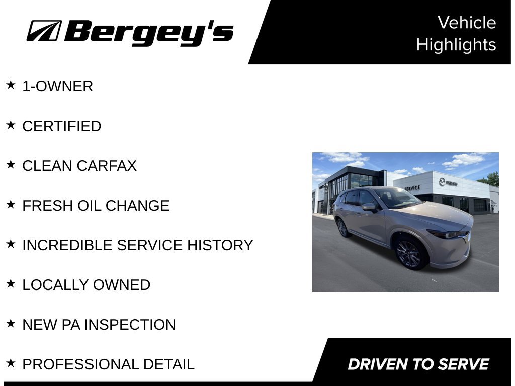 Certified 2024 MAZDA CX-5 AWD 2.5 S w/ Premium Package image 4