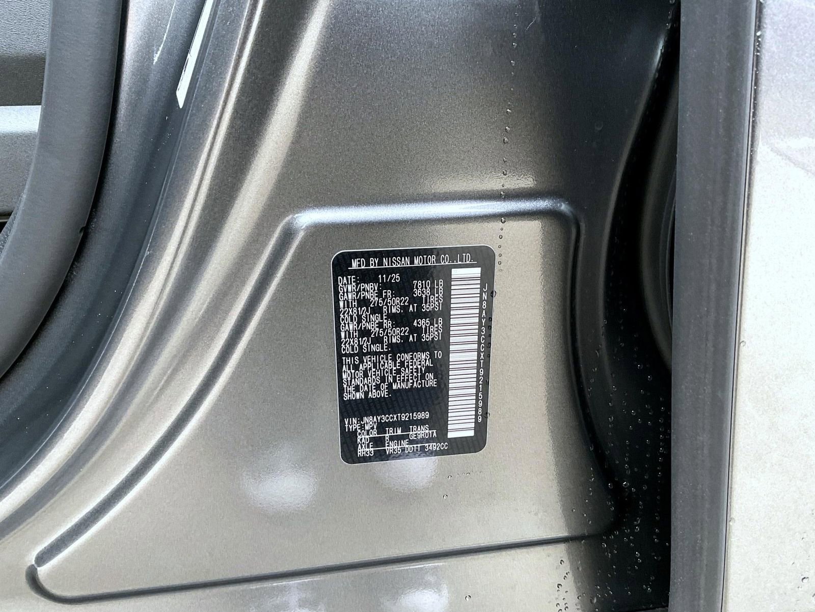 New 2026 Nissan Armada Platinum Reserve image 27