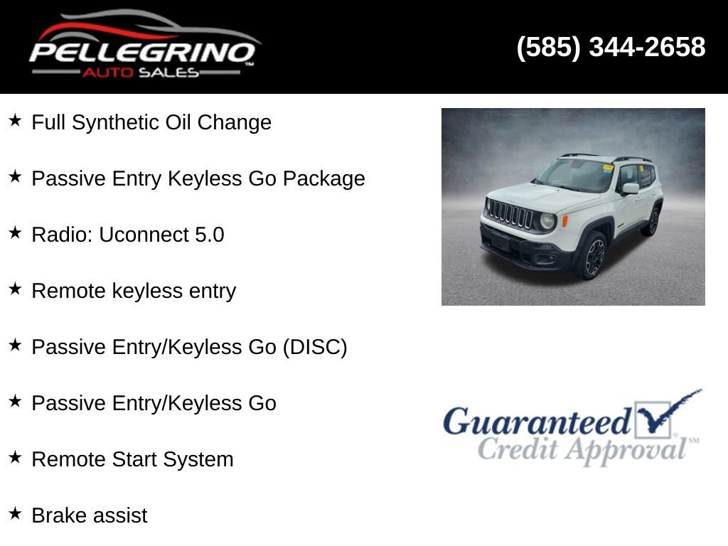 Used 2016 Jeep Renegade Latitude AWD/4WD image 2