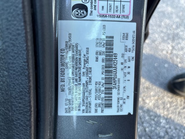 Used 2010 Ford Fusion SEL FWD image 32