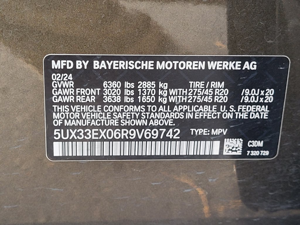 Used 2024 BMW X6 xDrive40i w/ Executive Package AWD/4WD image 31
