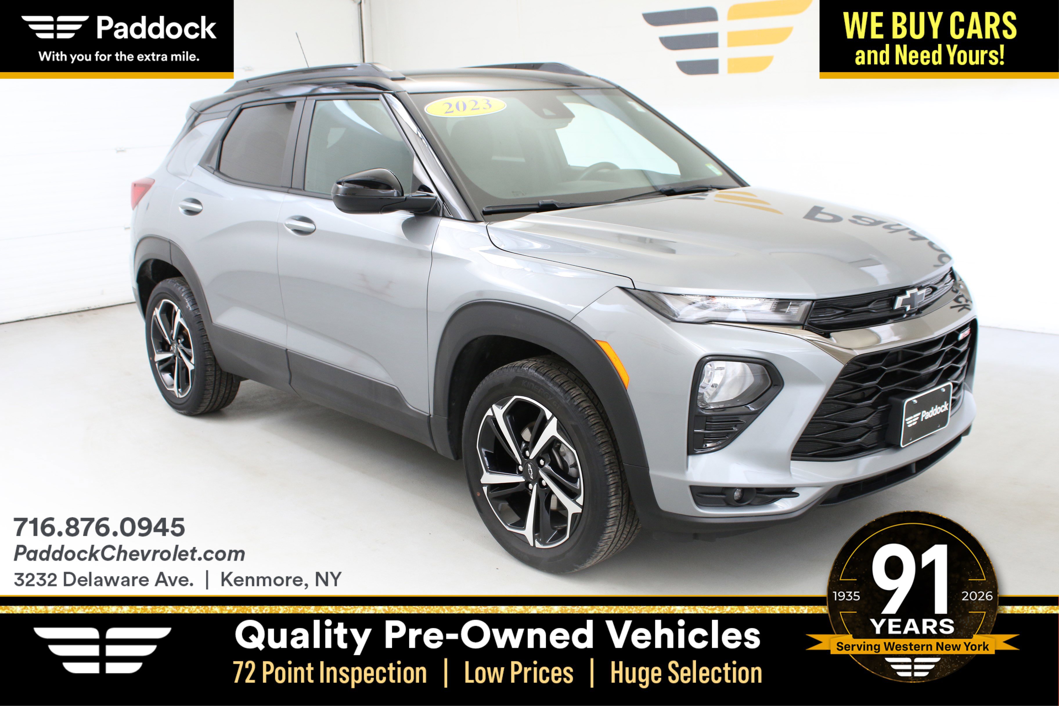 Used 2023 Chevrolet TrailBlazer RS w/ Technology Package image 1