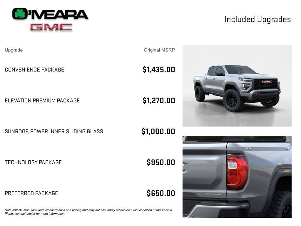 New 2026 GMC Canyon Elevation w/ Convenience Package AWD/4WD image 4