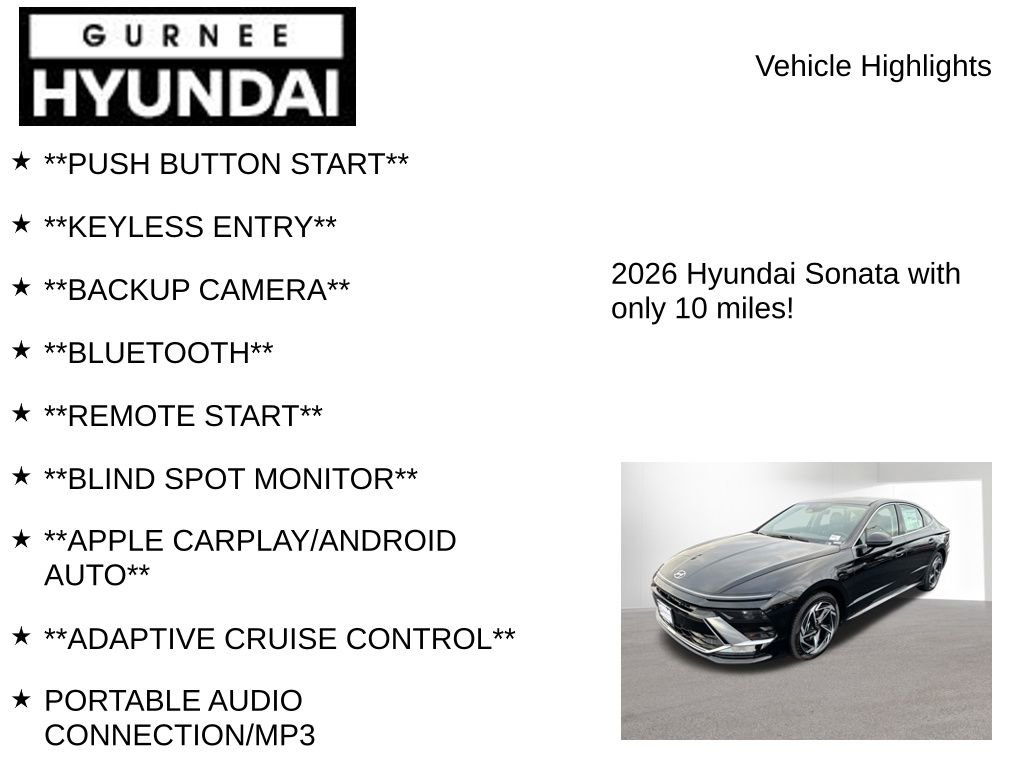 New 2026 Hyundai Sonata SEL image 8