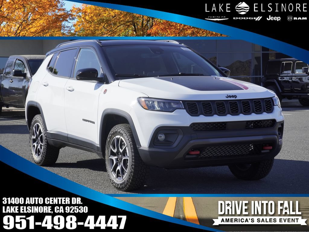 New 2026 Jeep Compass Trailhawk w/ Sun, Sound & Navigation Group