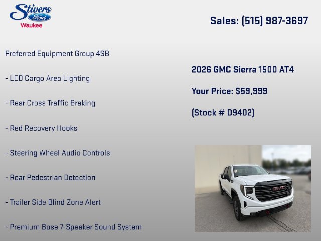 Used 2026 GMC Sierra 1500 AT4 AWD/4WD image 33