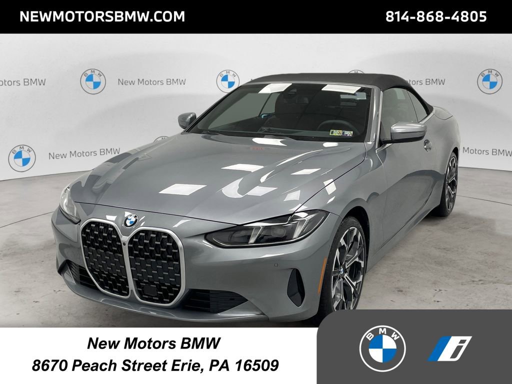 New 2026 BMW 430i xDrive Convertible w/ Parking Assistance Package