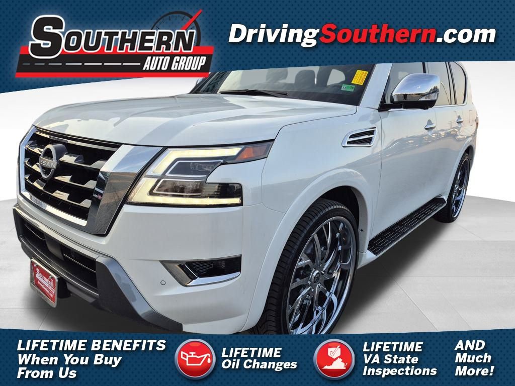 Used 2024 Nissan Armada Platinum w/ Captain's Chairs Package