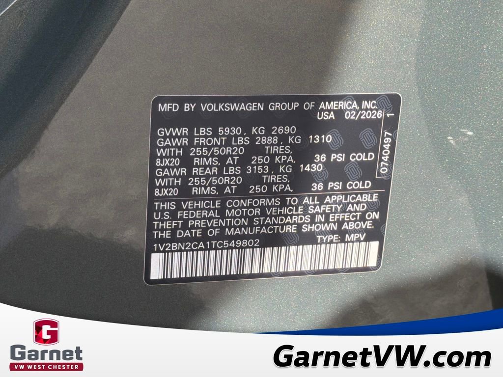 New 2026 Volkswagen Atlas SEL image 22