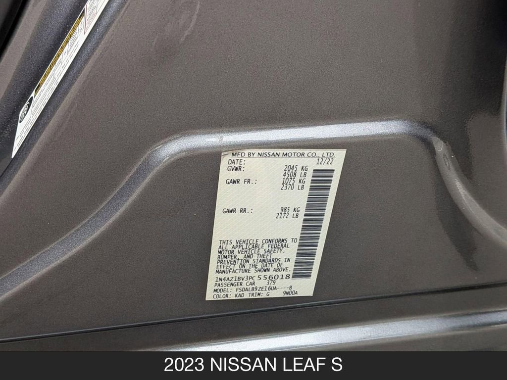 Certified 2023 Nissan Leaf S FWD image 25