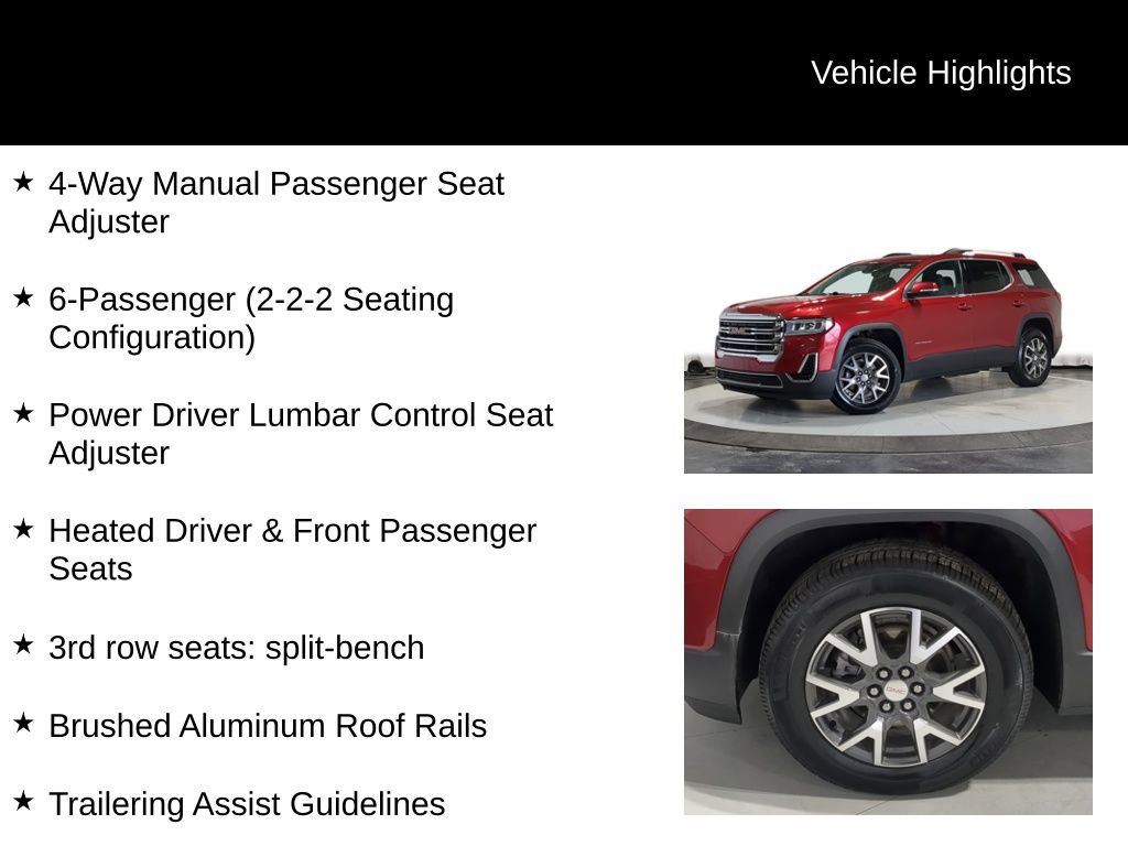 Used 2021 GMC Acadia SLE w/ Driver Convenience Package image 32