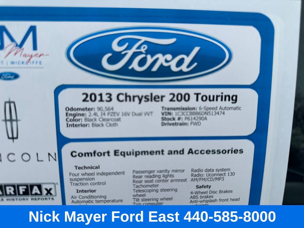 Used 2013 Chrysler 200 Touring w/ Cold Weather Group image 18