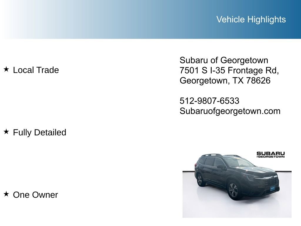 Certified 2023 Subaru Ascent Premium w/ Convenience Package image 10