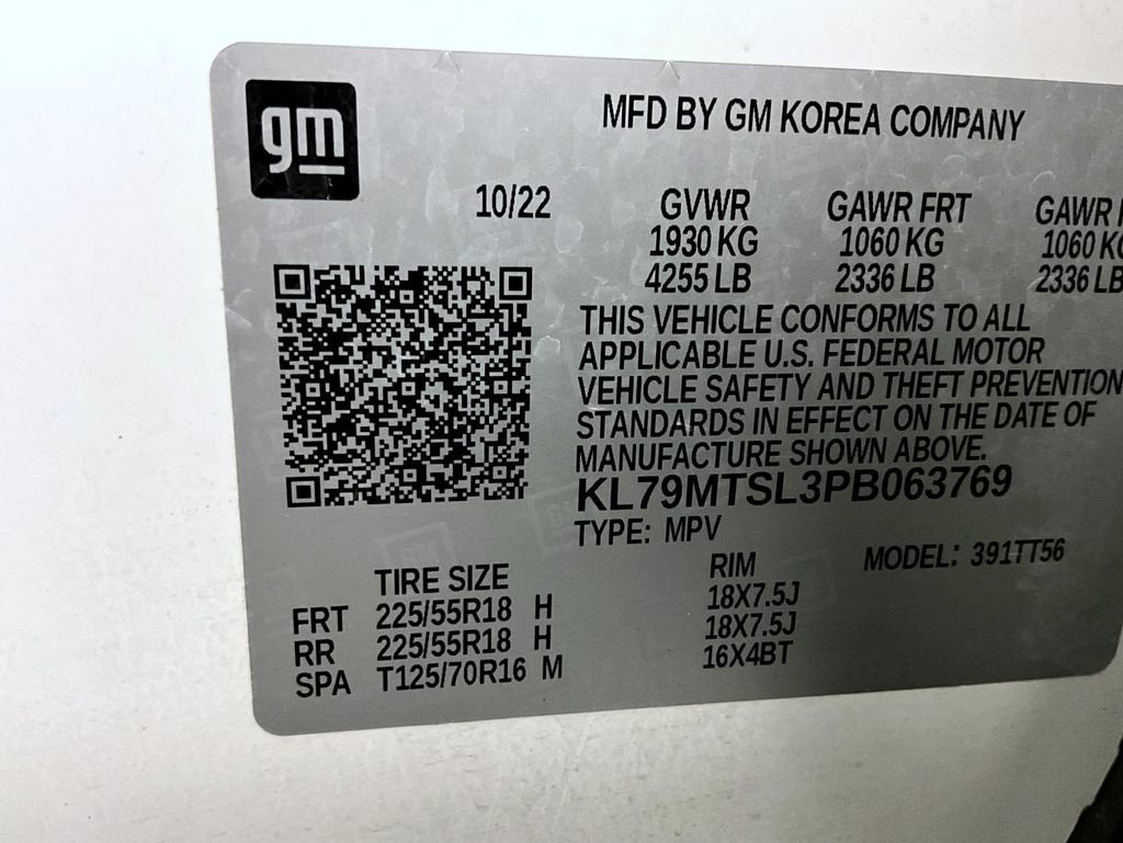 Certified 2023 Chevrolet TrailBlazer RS w/ Sun and Liftgate Package image 24