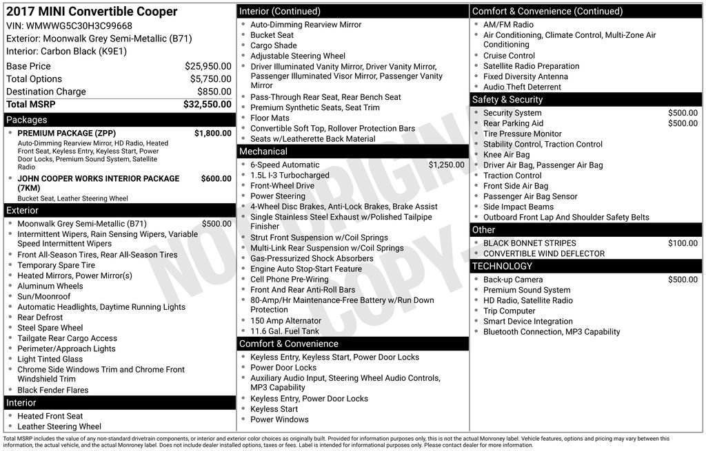 Used 2017 MINI Cooper Convertible image 2