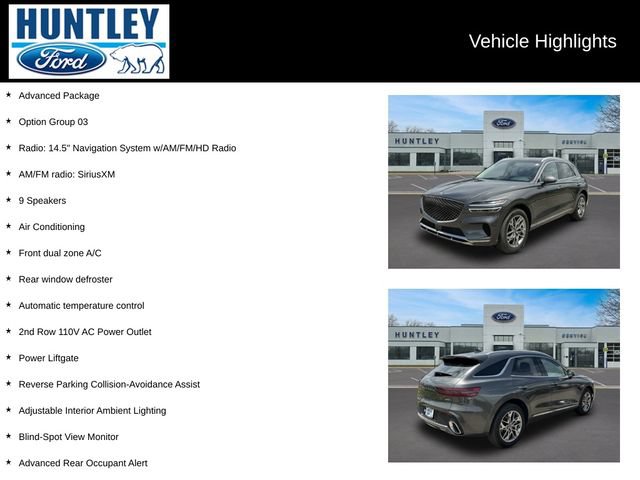 Used 2025 Genesis GV70 2.5T w/ Advanced Package AWD/4WD image 2