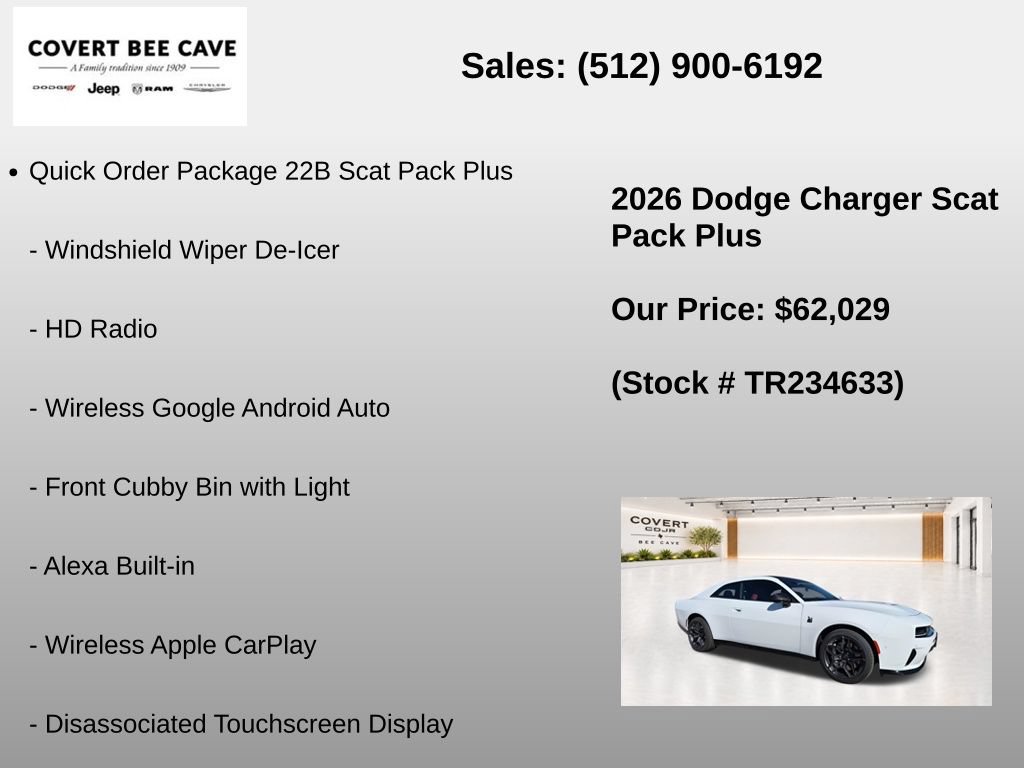 New 2026 Dodge Charger Scat Pack AWD/4WD image 31