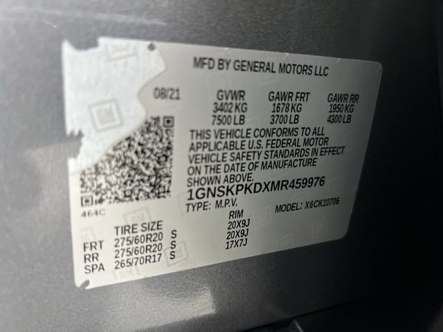 Certified 2021 Chevrolet Tahoe Z71 w/ Rear Media and Nav Package image 35