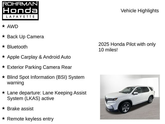 New 2025 Honda Pilot EX-L image 7