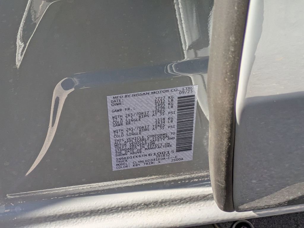 New 2026 Nissan Frontier PRO-4X w/ Pro-4x Convenience Package image 23