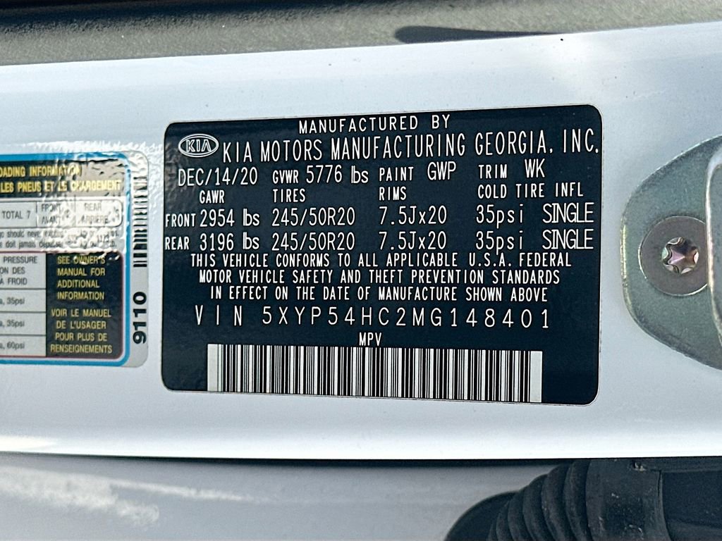 Certified 2021 Kia Telluride SX w/ Towing Package FWD image 35