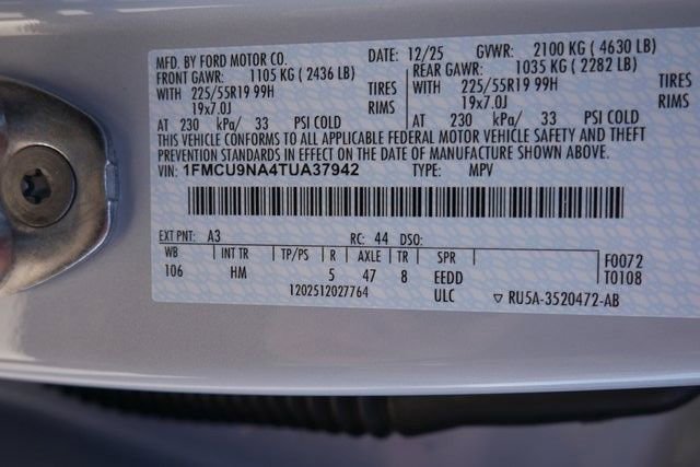 New 2026 Ford Escape ST-Line Select w/ Equipment Group 401A AWD/4WD image 27