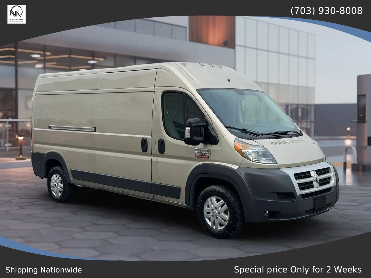 Used 2016 RAM ProMaster 2500 w/ Mopar Trailer Tow Group FWD image 2