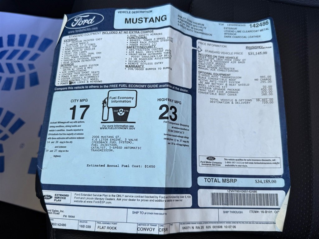 Used 2006 Ford Mustang GT RWD image 42