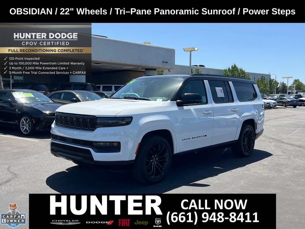 Certified 2024 Jeep Grand Wagoneer L Series II w/ Quick Order Packagew 28T AWD/4WD image 2
