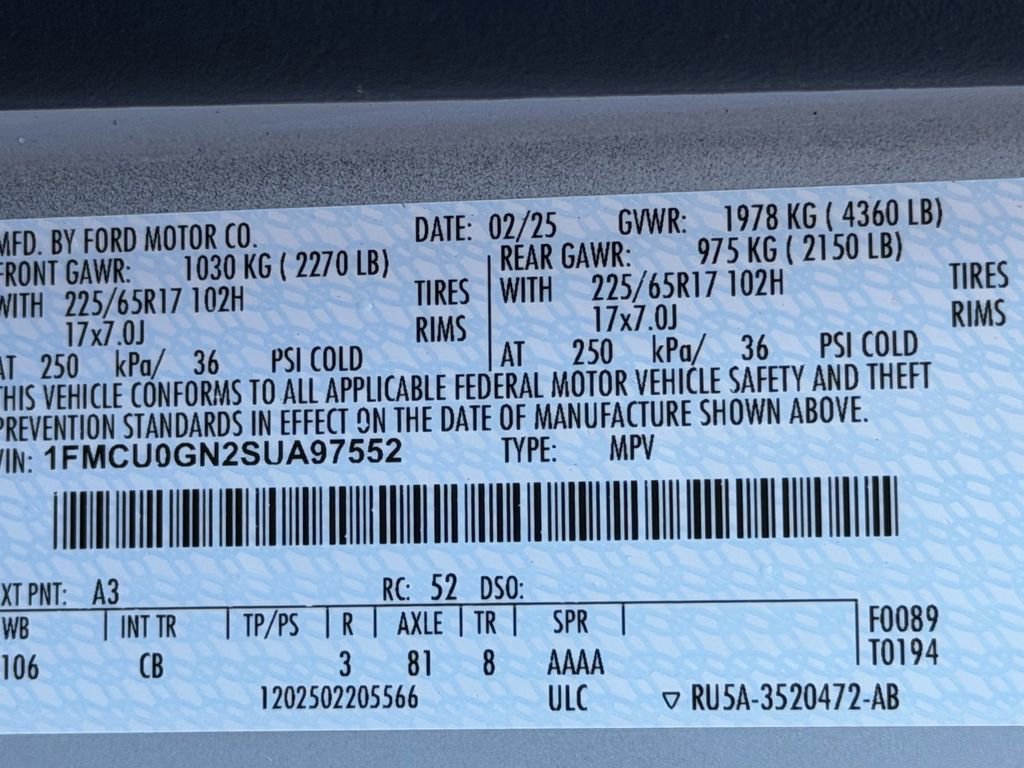 Used 2025 Ford Escape Active image 26