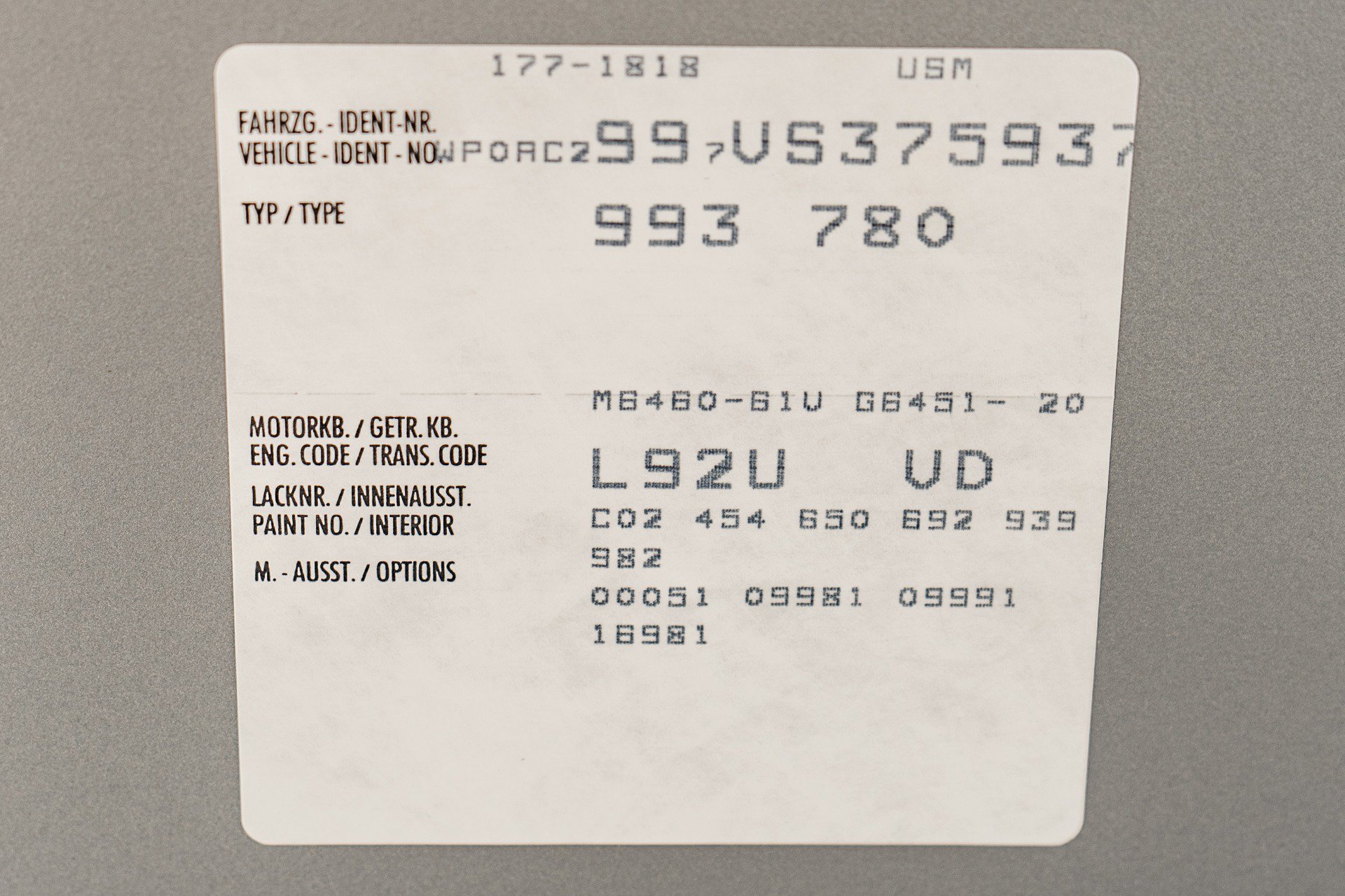Used 1997 Porsche 911 Turbo S AWD/4WD image 27