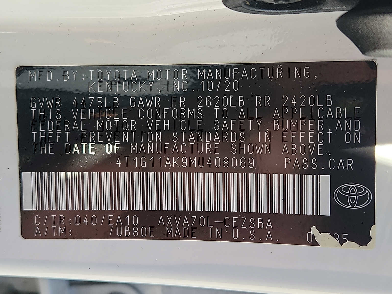 Used 2021 Toyota Camry SE image 25