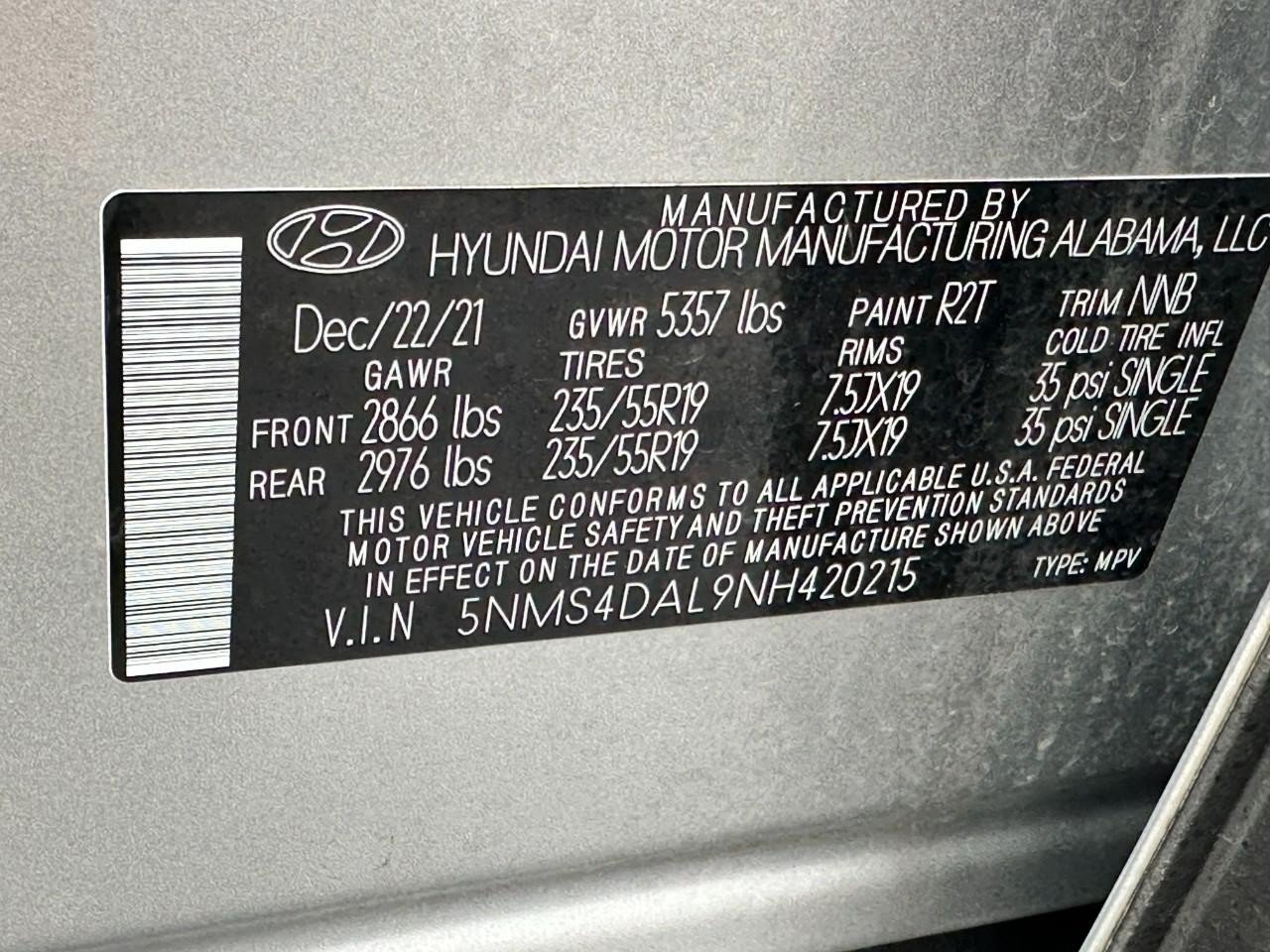 Used 2022 Hyundai Santa Fe Limited w/ Cargo Package AWD/4WD image 27
