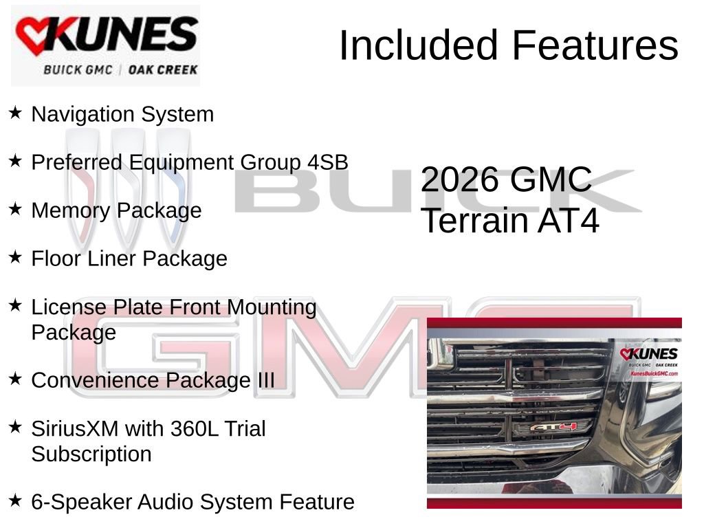 New 2026 GMC Terrain AT4 w/ Convenience Package III image 2