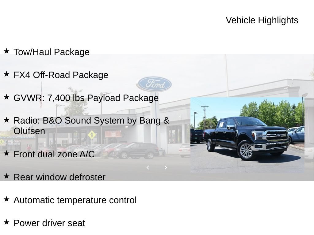 Used 2025 Ford F150 Lariat w/ Equipment Group 501A Mid AWD/4WD image 18
