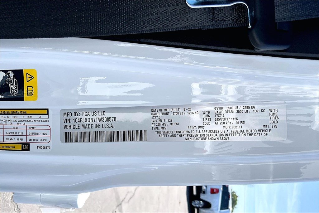 New 2026 Jeep Wrangler Unlimited Sport AWD/4WD image 34